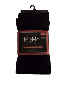 MEMOI microfiber opaque tights control top 60 denier (2 Pac)